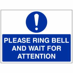 Please ring bell and wait for attention sign - Ref: m44